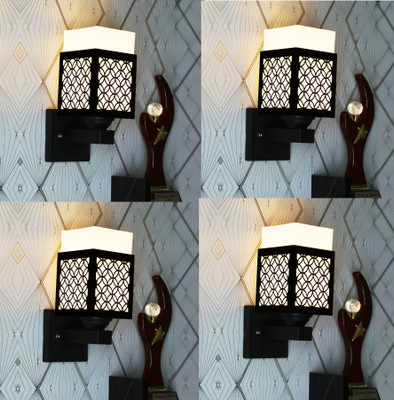 shyam enterprises Uplight Wall Lamp Without Bulb(Pack of 4)