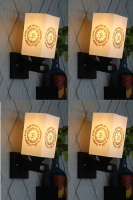 Gojeeva Uplight Wall Lamp Without Bulb(Pack of 4)