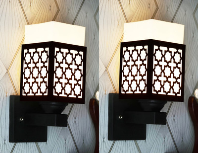 shyam enterprises Uplight Wall Lamp Without Bulb(Pack of 2)