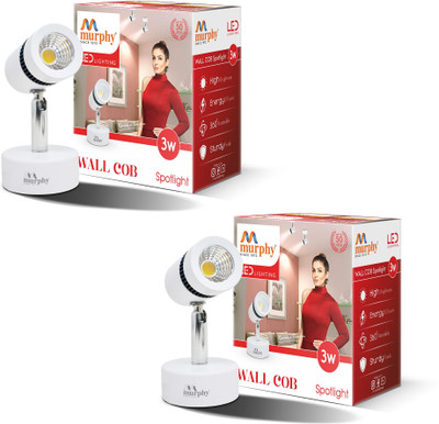 MURPHY Uplight Wall Lamp With Bulb(Pack of 2)