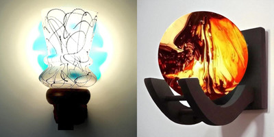 Sadhna Fancy Lighting Swing Arm Wall Light Wall Lamp With Bulb(Pack of 2)