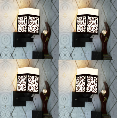 Kiyan traders Uplight Wall Lamp Without Bulb(Pack of 4)