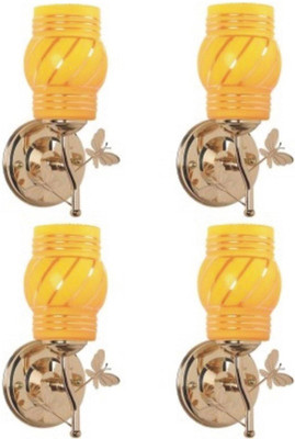 Somil Wallchiere Wall Lamp Without Bulb(Pack of 4)