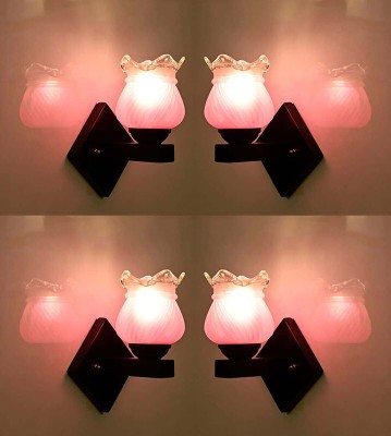 Zingy Uplight Wall Lamp Without Bulb(Pack of 4)