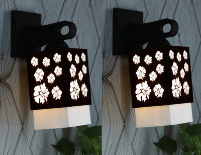 shyam enterprises Uplight Wall Lamp Without Bulb(Pack of 2)