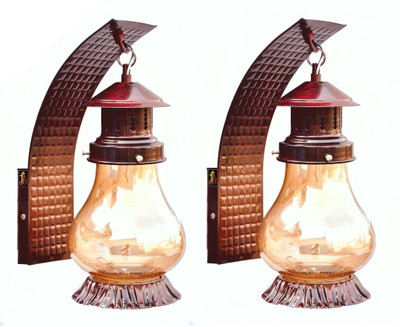 Brightlyt Pendant Wall Lamp Without Bulb(Pack of 2)