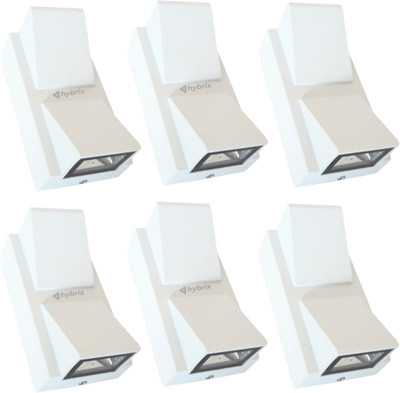 Hybrix Wallchiere Wall Lamp With Bulb(Pack of 6)