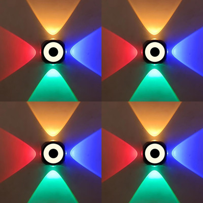 Volt Vision Step Light Wall Lamp With Bulb(Pack of 4)