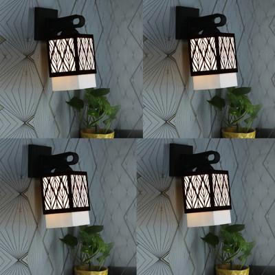 Arti Traders Uplight Wall Lamp Without Bulb(Pack of 4)