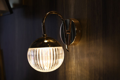 Powerlam Uplight Wall Lamp With Bulb