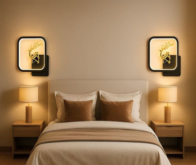 DECODELIGHT HOME Wallchiere Wall Lamp With Bulb(Pack of 2)