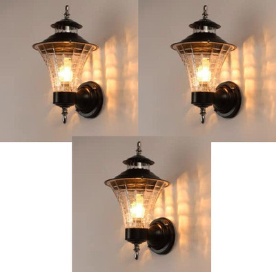 Areezo Wallchiere Wall Lamp Without Bulb(Pack of 3)