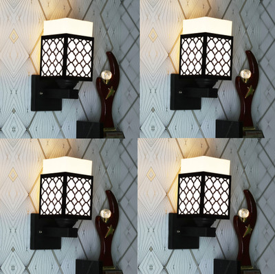 Mohit Enterprises Uplight Wall Lamp Without Bulb(Pack of 4)