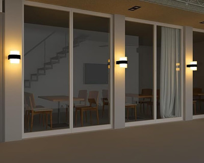 SAVORADE Step Light Wall Lamp With Bulb