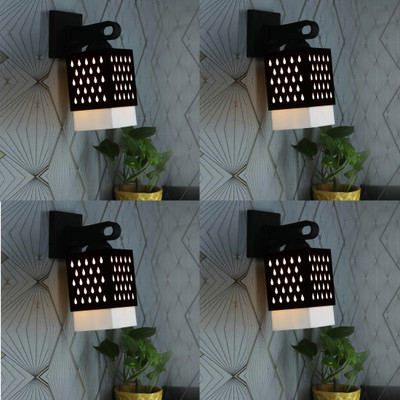Arti Traders Uplight Wall Lamp Without Bulb(Pack of 4)