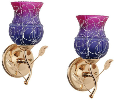 Adwait Wallchiere Wall Lamp Without Bulb(Pack of 2)