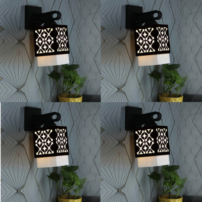 Arti Traders Uplight Wall Lamp Without Bulb(Pack of 4)
