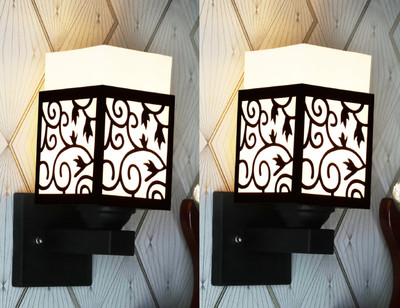 shyam enterprises Uplight Wall Lamp Without Bulb(Pack of 2)