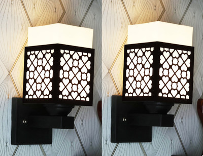 shyam enterprises Uplight Wall Lamp Without Bulb(Pack of 2)