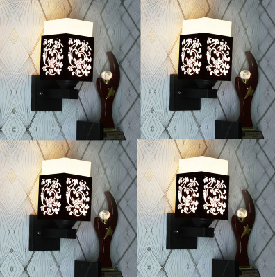 Shree Shyam Uplight Wall Lamp Without Bulb(Pack of 4)