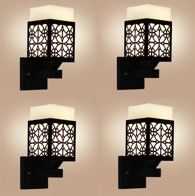 SRM Uplight Wall Lamp Without Bulb(Pack of 4)