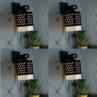 SRM Swing Arm Wall Light Wall Lamp Without Bulb(Pack of 4)