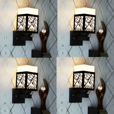 Arti Traders Uplight Wall Lamp Without Bulb(Pack of 4)