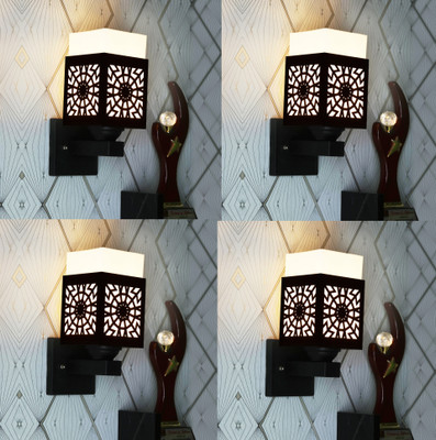 Gojeeva Uplight Wall Lamp Without Bulb(Pack of 4)