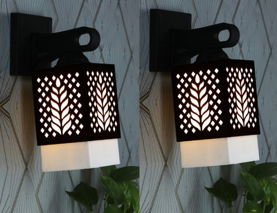 Kiyan traders Uplight Wall Lamp Without Bulb(Pack of 2)