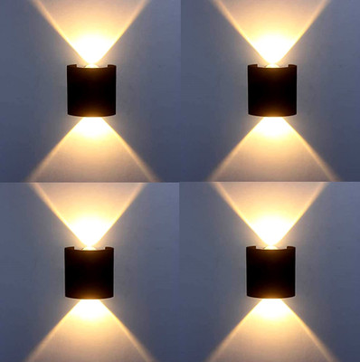 D'Mak Wallchiere Wall Lamp Without Bulb(Pack of 4)