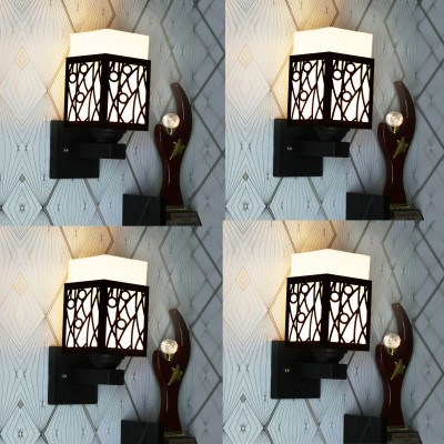 BHARAT ENTERPRISES Uplight Wall Lamp Without Bulb(Pack of 4)