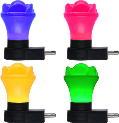 JMALLS Wallchiere Wall Lamp With Bulb(Pack of 4)