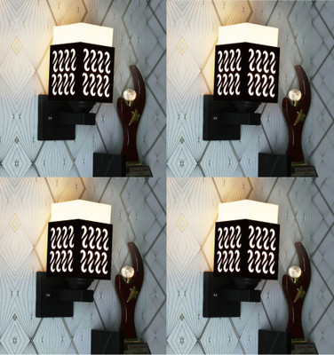 Kiyan traders Uplight Wall Lamp Without Bulb(Pack of 4)