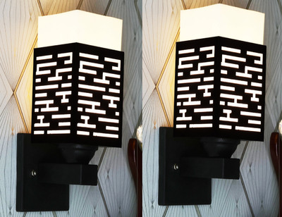 Arti Traders Uplight Wall Lamp Without Bulb(Pack of 2)