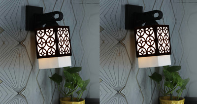 SRM Swing Arm Wall Light Wall Lamp Without Bulb(Pack of 2)
