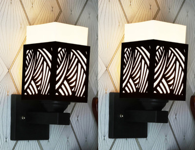 shyam enterprises Uplight Wall Lamp Without Bulb(Pack of 2)