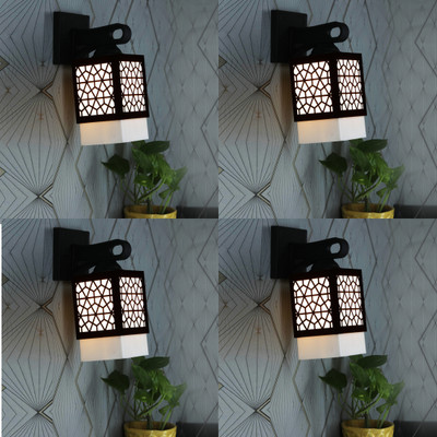 sanyam Swing Arm Wall Light Wall Lamp Without Bulb(Pack of 4)