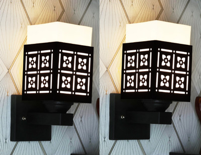 Kiyan traders Uplight Wall Lamp Without Bulb(Pack of 2)