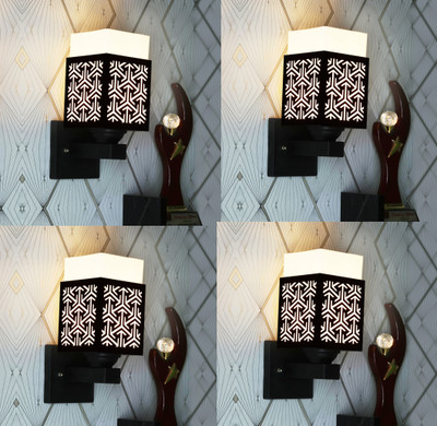 shyam enterprises Uplight Wall Lamp Without Bulb(Pack of 4)