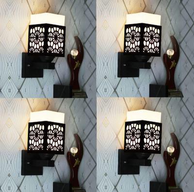 Shree Shyam Uplight Wall Lamp Without Bulb(Pack of 4)