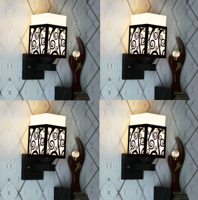 shyam enterprises Uplight Wall Lamp Without Bulb(Pack of 4)