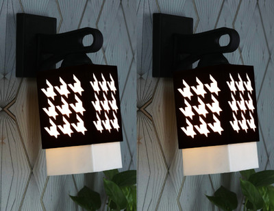 Kiyan traders Uplight Wall Lamp Without Bulb(Pack of 2)