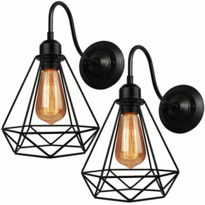 ZESTRUM Pendant Wall Lamp With Bulb(Pack of 2)