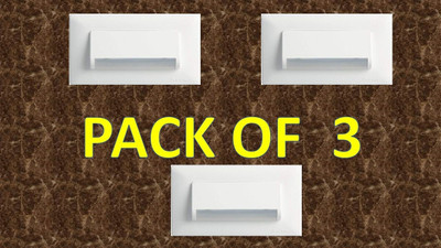 MAHADEV SHOPCART Step Light Wall Lamp With Bulb(Pack of 3)