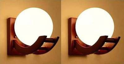 SHYAMJI Wallchiere Wall Lamp Without Bulb(Pack of 2)