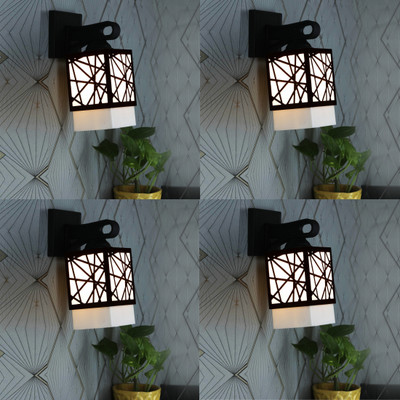 Arti Traders Uplight Wall Lamp Without Bulb(Pack of 4)