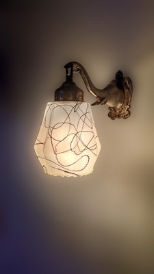 M R F ENTERPRISES Swing Arm Wall Light Wall Lamp Without Bulb