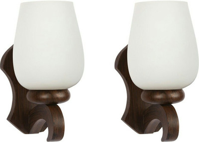 Gojeeva Uplight Wall Lamp Without Bulb(Pack of 2)
