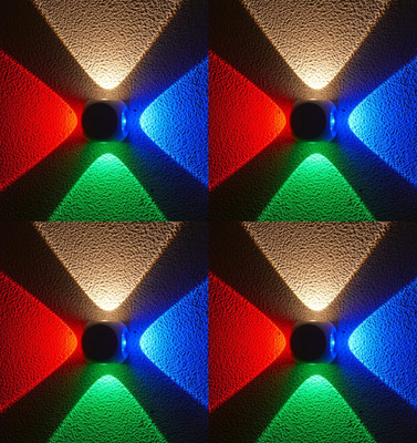 Volt Vision Step Light Wall Lamp With Bulb(Pack of 4)