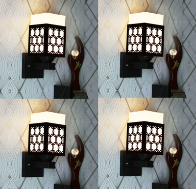 shyam enterprises Uplight Wall Lamp Without Bulb(Pack of 4)